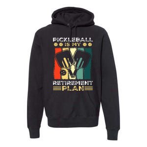 Funny Pickleball for Retirees or Ready to Retire Premium Hoodie