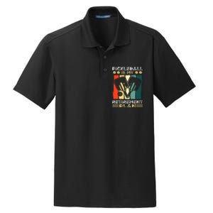 Funny Pickleball for Retirees or Ready to Retire Dry Zone Grid Polo