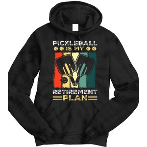 Funny Pickleball for Retirees or Ready to Retire Tie Dye Hoodie