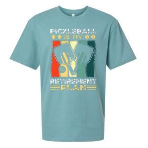 Funny Pickleball for Retirees or Ready to Retire Sueded Cloud Jersey T-Shirt