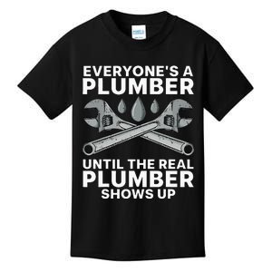 Funny Plumber For Wo Plumbers Pipefitter Steamfitter Kids T-Shirt