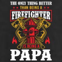 Firefighter Papa Father's Day Cool Comfort Performance Bucket Hat