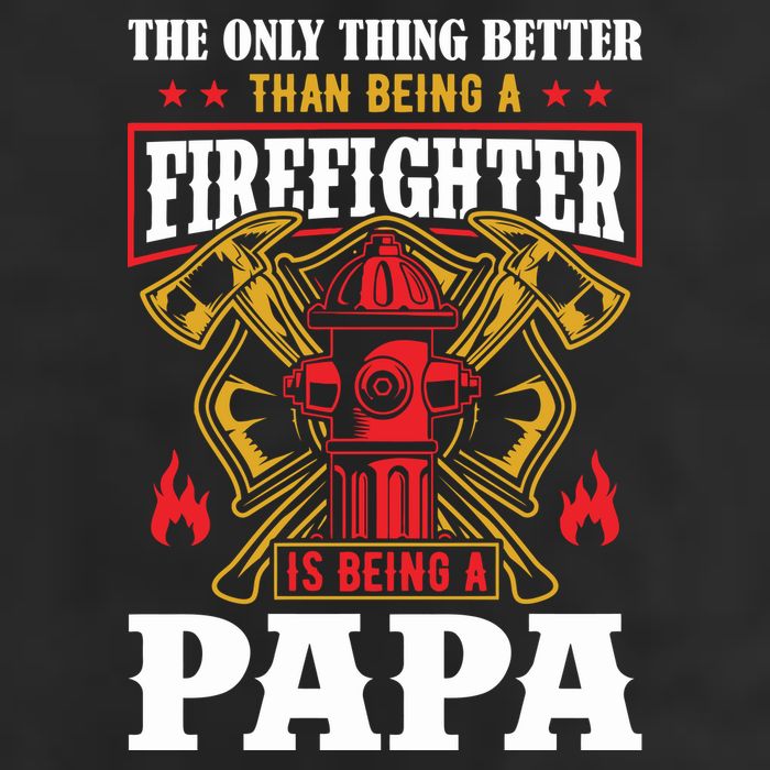 Firefighter Papa Father's Day Cool Comfort Performance Bucket Hat
