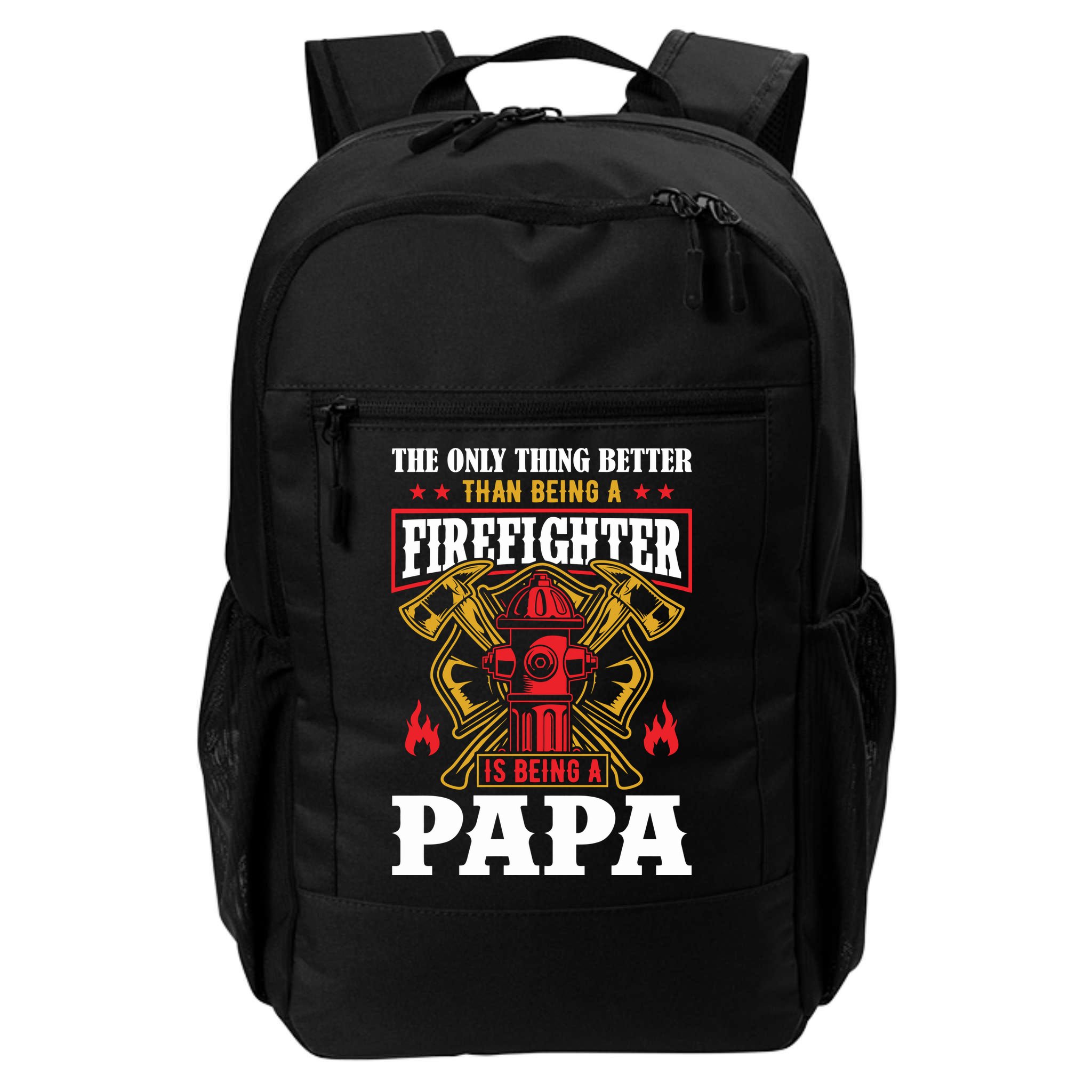 Firefighter Papa Father's Day Backpack