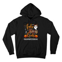 Faboolous Paraprofessional Funny Para Squad Happy Halloween Hoodie