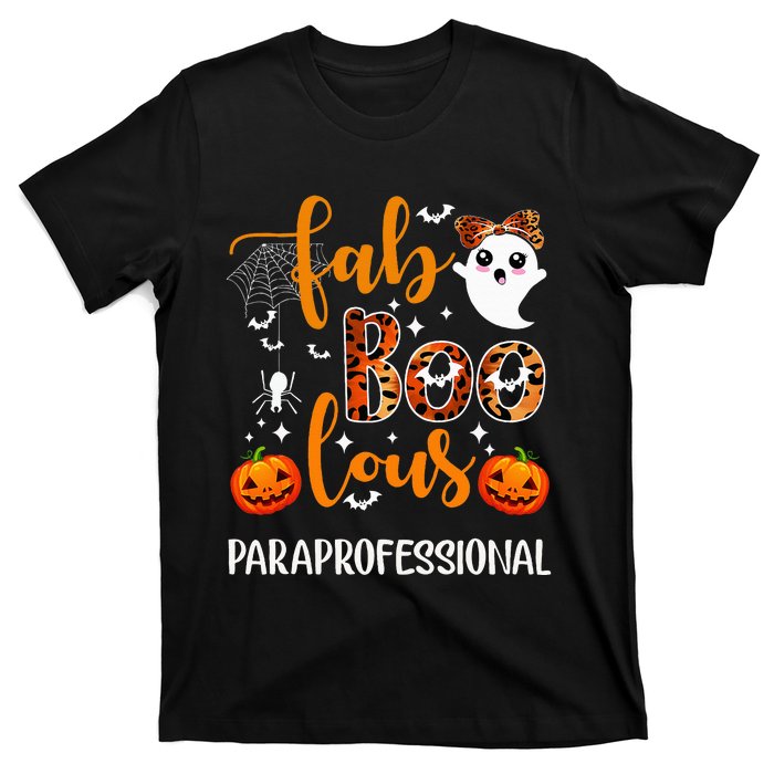 Faboolous Paraprofessional Funny Para Squad Happy Halloween T-Shirt