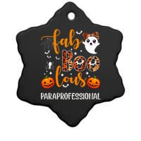 Faboolous Paraprofessional Funny Para Squad Happy Halloween Ceramic Star Ornament