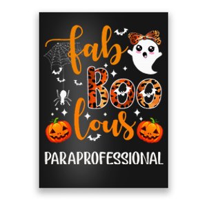 Faboolous Paraprofessional Funny Para Squad Happy Halloween Poster