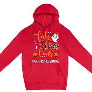 Faboolous Paraprofessional Funny Para Squad Happy Halloween Premium Pullover Hoodie