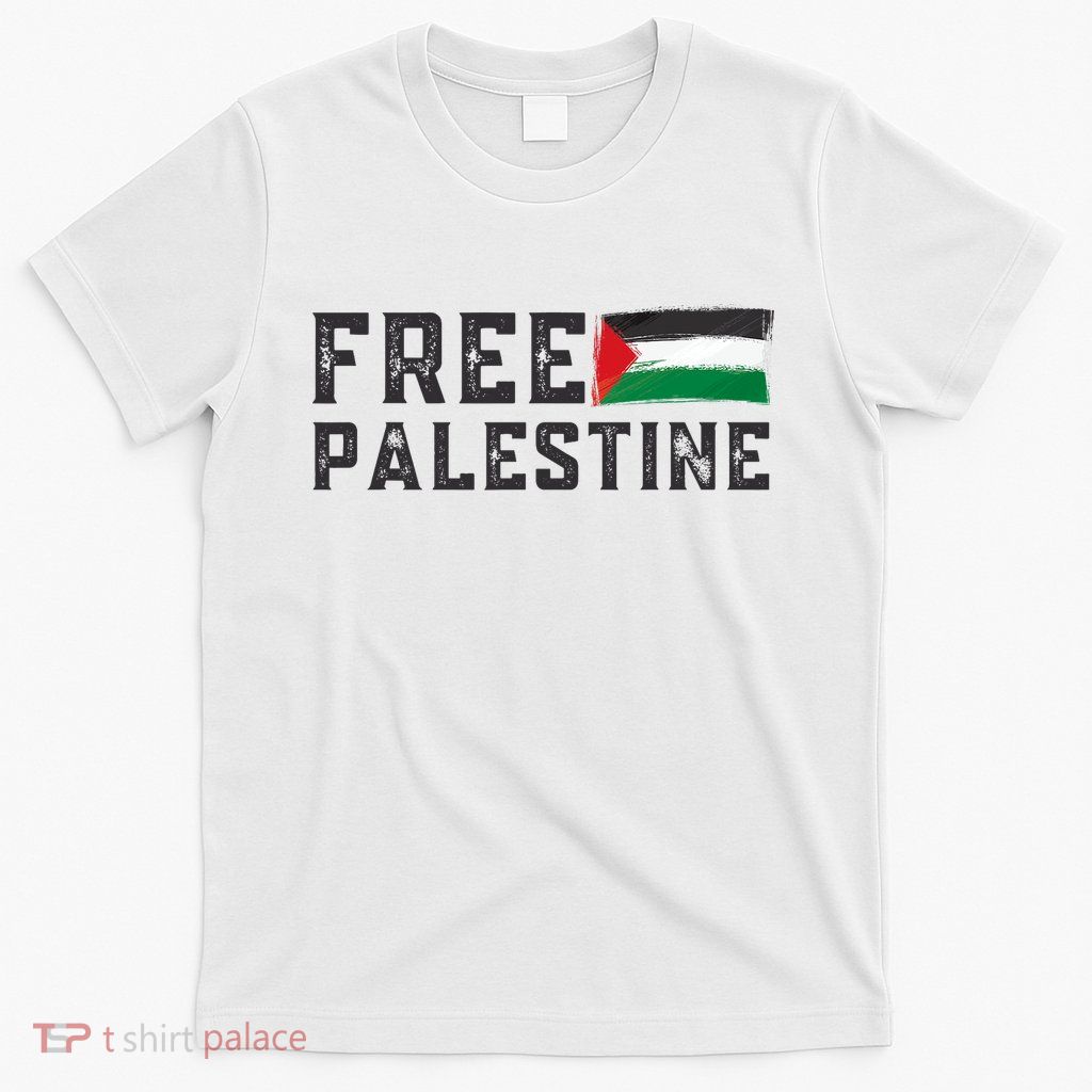 Free Palestine Flag Arabic Gaza T-Shirt