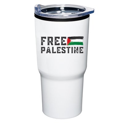 Free Palestine Flag Arabic Gaza Tumbler
