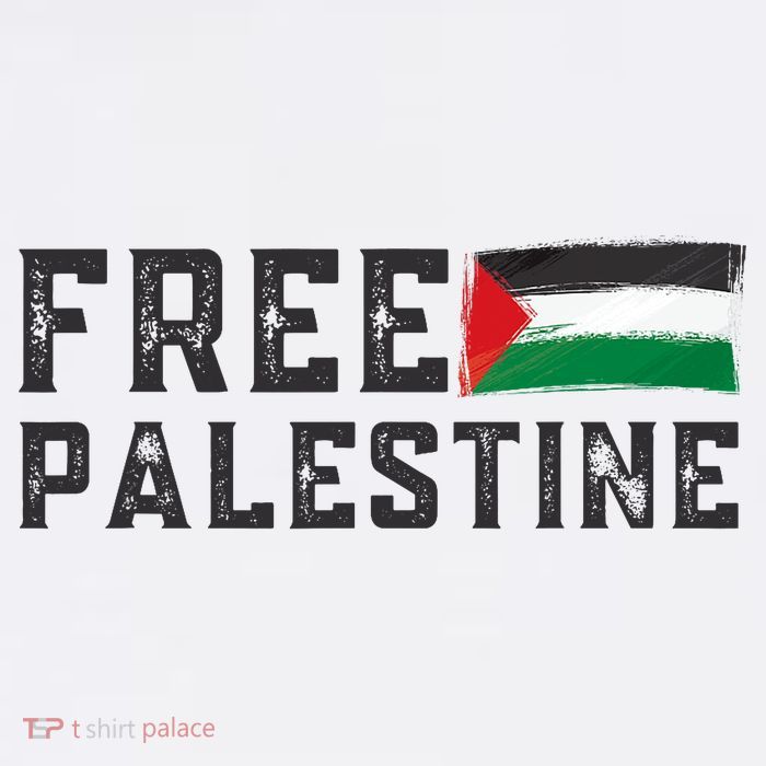 Free Palestine Flag Arabic Gaza Poster