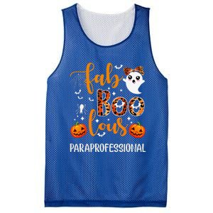 Faboolous Paraprofessional Funny Para Squad Happy Halloween Mesh Reversible Basketball Jersey Tank