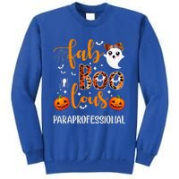 Faboolous Paraprofessional Funny Para Squad Happy Halloween Tall Sweatshirt