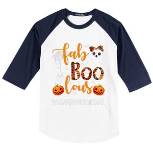 Faboolous Paraprofessional Funny Para Squad Happy Halloween Baseball Sleeve Shirt