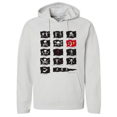 Famous Pirates Flags Performance Fleece Hoodie