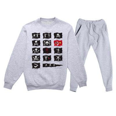 Famous Pirates Flags Premium Crewneck Sweatsuit Set