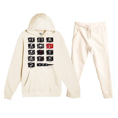 Famous Pirates Flags Premium Hooded Sweatsuit Set