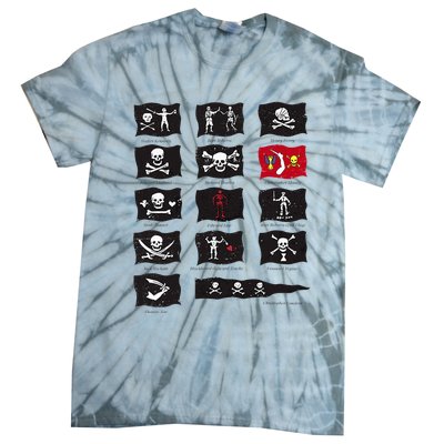 Famous Pirates Flags Tie-Dye T-Shirt