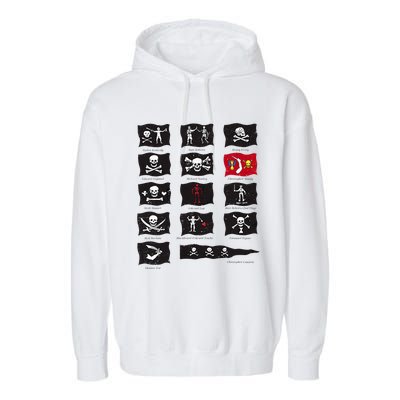 Famous Pirates Flags Garment-Dyed Fleece Hoodie