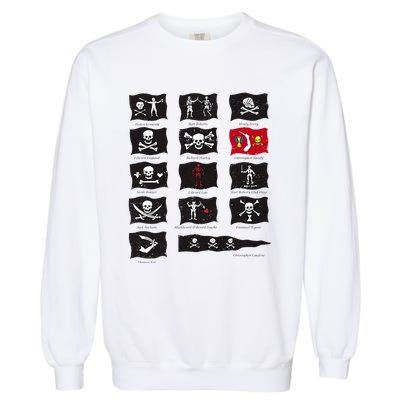 Famous Pirates Flags Garment-Dyed Sweatshirt