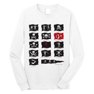 Famous Pirates Flags Long Sleeve Shirt