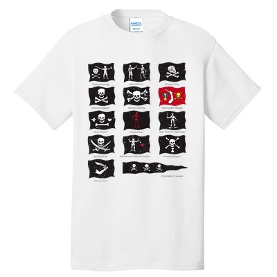 Famous Pirates Flags Tall T-Shirt