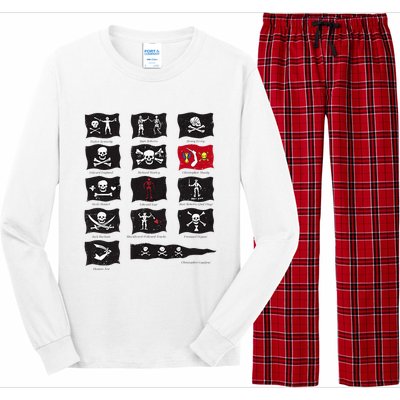 Famous Pirates Flags Long Sleeve Pajama Set