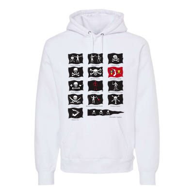 Famous Pirates Flags Premium Hoodie