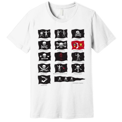 Famous Pirates Flags Premium T-Shirt