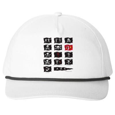 Famous Pirates Flags Snapback Five-Panel Rope Hat