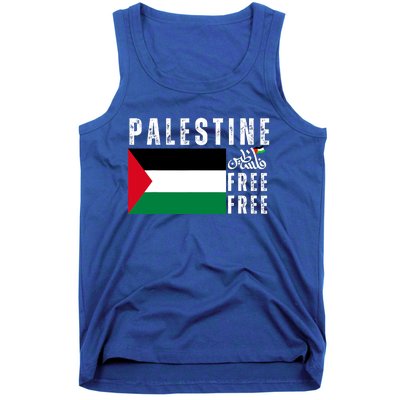 Free Palestine Free Gaza Vintage Palestine Flag Tank Top