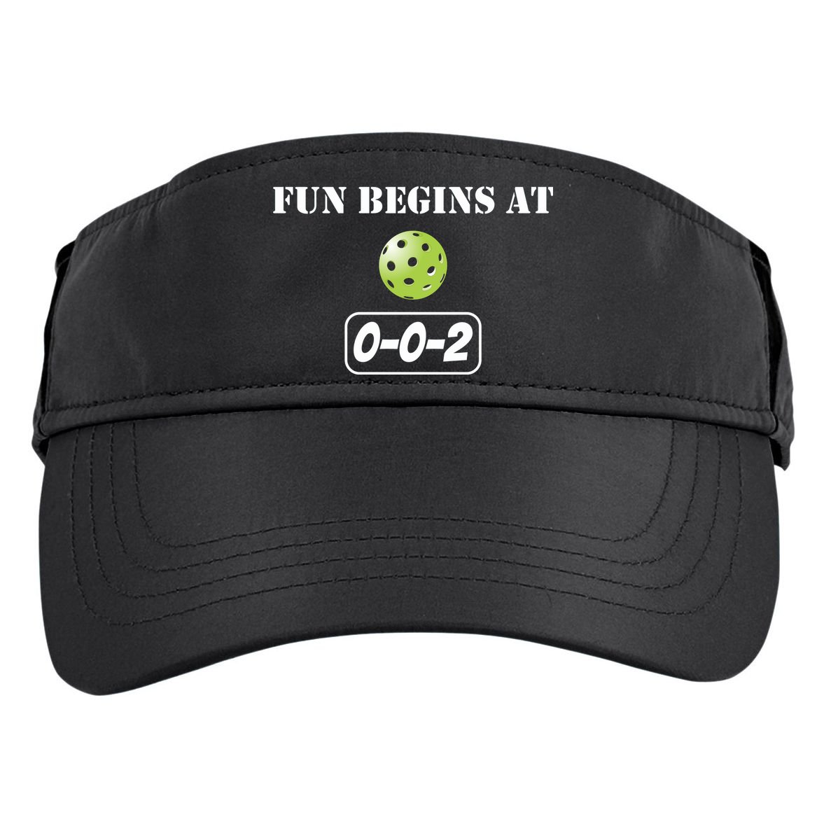 Fun Pickleball, Fun Begins At 002, Pickleball For Life Adult Drive Performance Visor