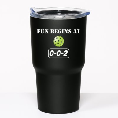Fun Pickleball, Fun Begins At 002, Pickleball For Life Tumbler