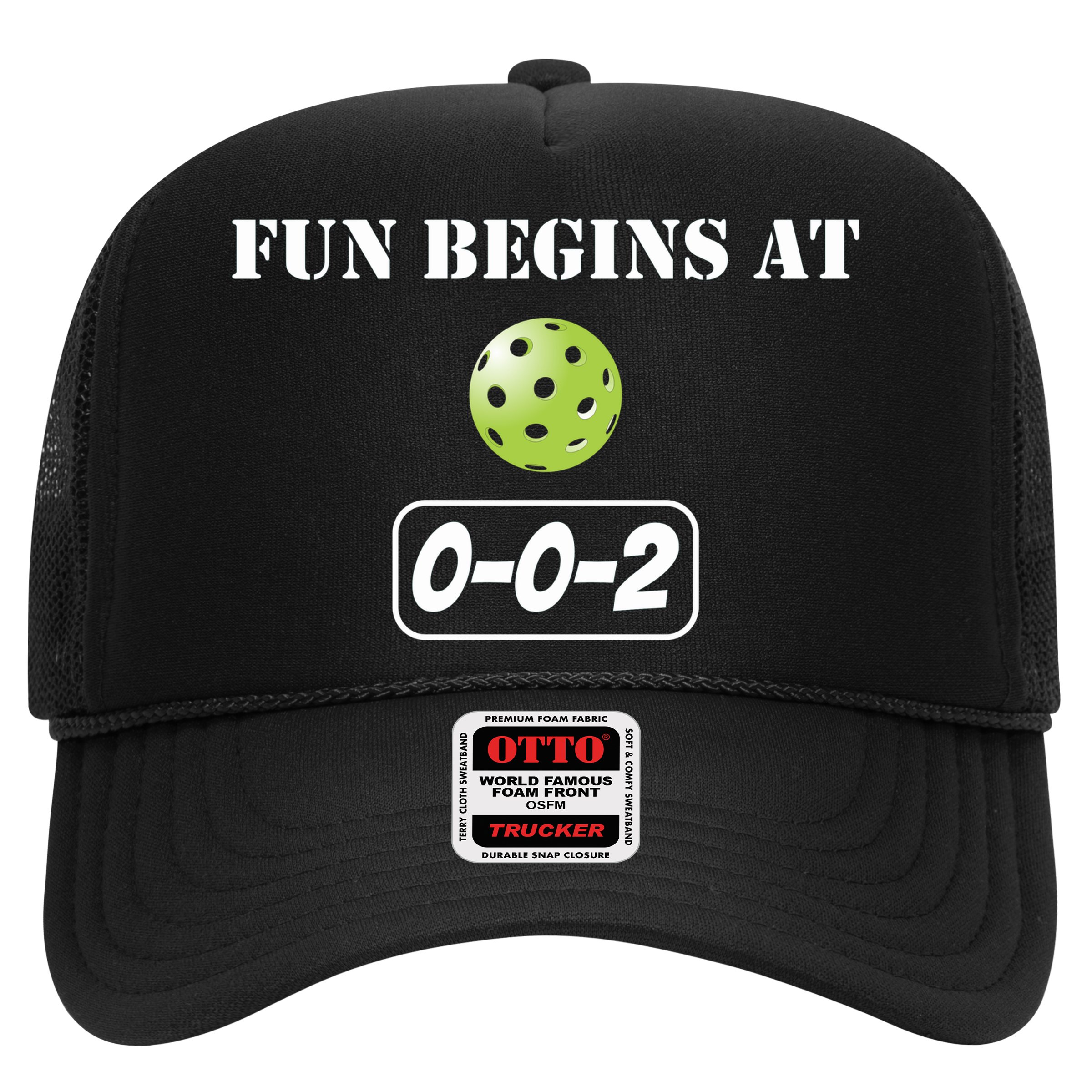 Fun Pickleball, Fun Begins At 002, Pickleball For Life Hat