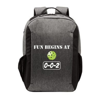 Fun Pickleball, Fun Begins At 002, Pickleball For Life Vector Backpack