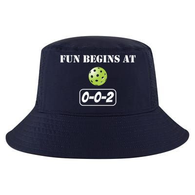 Fun Pickleball, Fun Begins At 002, Pickleball For Life Cool Comfort Performance Bucket Hat