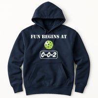 Fun Pickleball, Fun Begins At 002, Pickleball For Life Hoodie