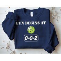 Fun Pickleball, Fun Begins At 002, Pickleball For Life Sweatshirt