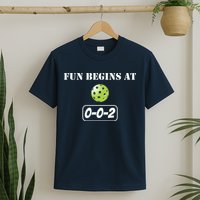 Fun Pickleball, Fun Begins At 002, Pickleball For Life T-Shirt