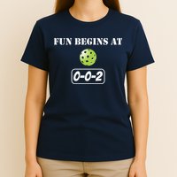 Fun Pickleball, Fun Begins At 002, Pickleball For Life T-Shirt