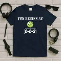Fun Pickleball, Fun Begins At 002, Pickleball For Life T-Shirt