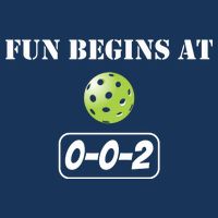 Fun Pickleball, Fun Begins At 002, Pickleball For Life T-Shirt