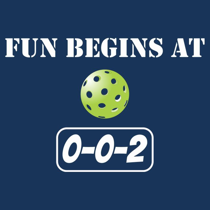 Fun Pickleball, Fun Begins At 002, Pickleball For Life T-Shirt