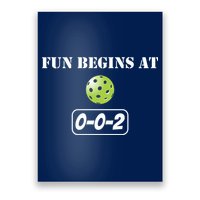Fun Pickleball, Fun Begins At 002, Pickleball For Life Poster