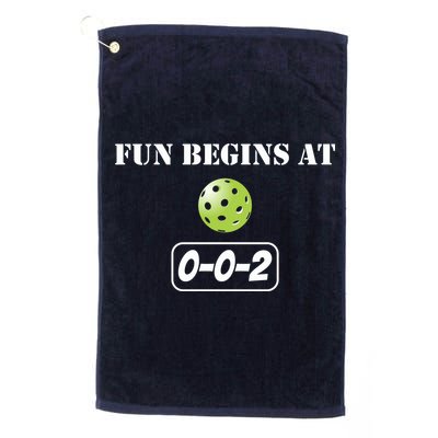 Fun Pickleball, Fun Begins At 002, Pickleball For Life Golf Towel