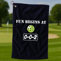 Fun Pickleball, Fun Begins At 002, Pickleball For Life Golf Towel