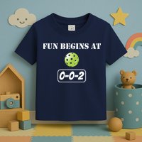 Fun Pickleball, Fun Begins At 002, Pickleball For Life Toddler T-Shirt