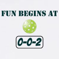 Fun Pickleball, Fun Begins At 002, Pickleball For Life Garment-Dyed Sweatshirt