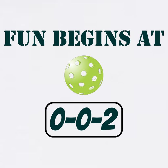 Fun Pickleball, Fun Begins At 002, Pickleball For Life Garment-Dyed Sweatshirt